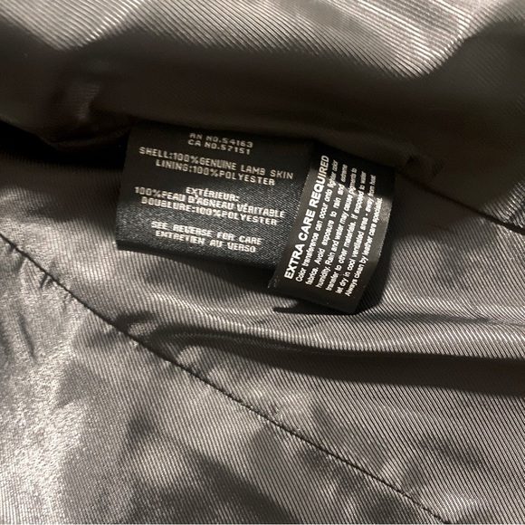 NWT Cole Haan Wing Collar Leather Jacket - Size M - Picture 10 of 12